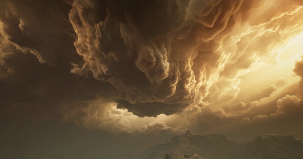 壮大な空のアセット