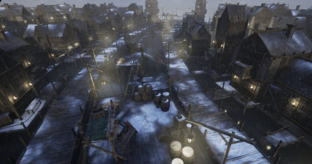 湖の町のアセット