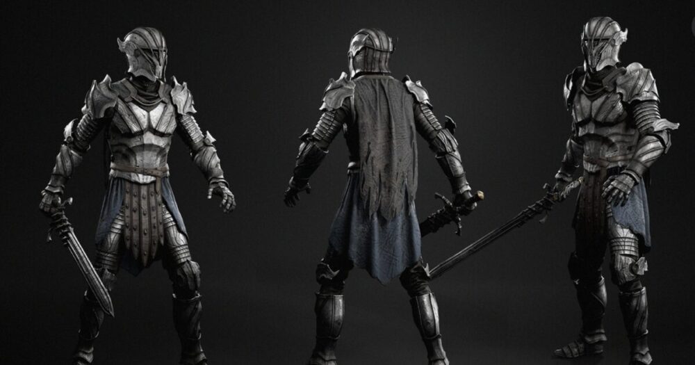 アーマーナイトのキャラクターアセット