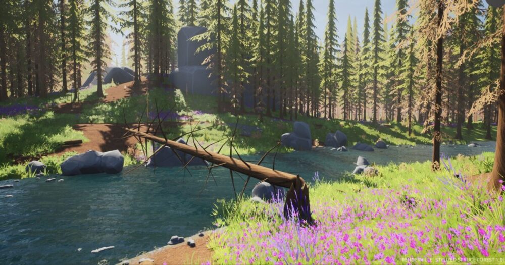 鮮やかな森のアセット